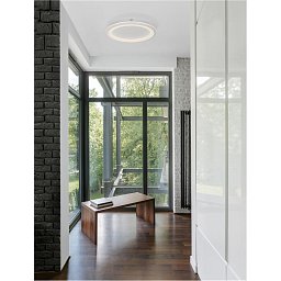 Obrázek pro produkt Stropní svítidlo OGGY bílý hliník a akryl LED 30W 230V 3000K IP20 - NOVA LUCE