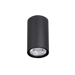 Obrázek pro produkt Venkovní stropní svítidlo CECI černý hliník skleněný difuzor Osram LED 3W 3000K 100-240V 52st. IP65 - NOVA LUCE
