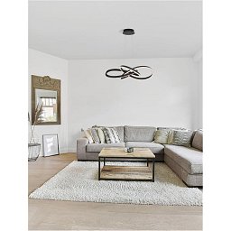 Obrázek pro produkt Závěsné svítidlo AMARA černý hliník a akryl LED 54W 230V 3000K IP20 stmívatelné - NOVA LUCE