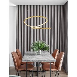Obrázek pro produkt Závěsné svítidlo GIRISH zlatá nerez ocel a akryl LED 40W 230V 3000K IP20 stmívatelné - NOVA LUCE
