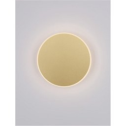 Obrázek pro produkt Nástěnné svítidlo CYRCLE matný zlatý hliník a akryl LED 20.5W 230V 3000K IP20 - NOVA LUCE