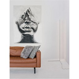 Obrázek pro produkt Stojací lampa V-LINE černý hliník a akryl LED 18W 230V 3000K IP20 stmívatelné - NOVA LUCE