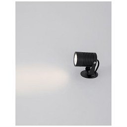 Obrázek pro produkt Venkovní nástěnné svítidlo FEND černý hliník a sklo LED 5W 3000K 100-240V 21st. IP65 - NOVA LUCE