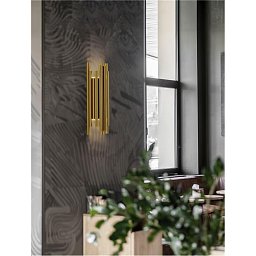 Obrázek pro produkt Nástěnné svítidlo BONJOUR zlatý hliník a akryl LED 8x3W 230V lm 3000K IP20 - NOVA LUCE