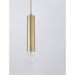 Obrázek pro produkt Závěsné svítidlo NORWAY zlatý hliník zlatý kabel E27 1x12W 230V IP20 bez žárovky - NOVA LUCE