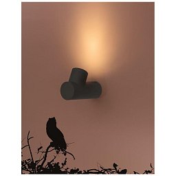 Obrázek pro produkt Venkovní nástěnné svítidlo RAMO tmavě šedý hliník skleněný difuzor GU10 1x7W 220-240V IP65 bez žárovky - NOVA LUCE