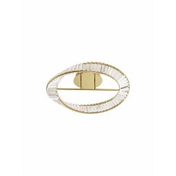 Obrázek pro produkt Stropní svítidlo AURELIA zlatý kov a křišťál LED 36W 230V 3500K IP20 stmívatelné - NOVA LUCE