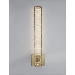 Obrázek pro produkt Nástěnné svítidlo AURELIA zlatý kov a křišťál LED 19W 230V 3500K IP20 třída I - NOVA LUCE