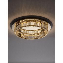 Obrázek pro produkt Stropní svítidlo AURELIA zlatý kov a křišťál LED 29W 230V 3500K IP20 stmívatelné - NOVA LUCE