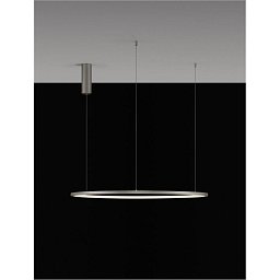 Obrázek pro produkt Závěsné svítidlo TARQUIN šampaň stříbrný hliník a akryl LED 48W 230V 3000K IP20 stmívatelné - NOVA LUCE