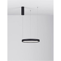 Obrázek pro produkt Závěsné svítidlo PERRINE černý hliník a akryl LED 30W 230V 3000K IP20 stmívatelné - NOVA LUCE