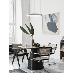 Obrázek pro produkt Závěsné svítidlo PERRINE šampaň stříbrný hliník a akryl LED 30W 230V 3000K IP20 stmívatelné - NOVA LUCE