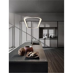 Obrázek pro produkt Závěsné svítidlo CUPPE bílý hliník a akryl LED 58W 230V 3000K IP20 stmívatelné - NOVA LUCE