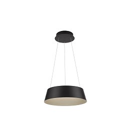 Obrázek pro produkt Závěsné svítidlo ALBA černý hliník šampaň a zlatá LED 40W 230V 3000K IP20 stmívatelné - NOVA LUCE