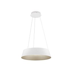 Obrázek pro produkt Závěsné svítidlo ALBA bílý hliník šampaň a zlatá LED 50W 230V 3000K IP20 stmívatelné - NOVA LUCE