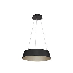 Obrázek pro produkt Závěsné svítidlo ALBA černý hliník šampaň a zlatá LED 50W 230V 3000K IP20 stmívatelné - NOVA LUCE