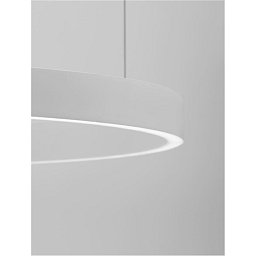 Obrázek pro produkt Závěsné svítidlo ELOWEN bílý hliník a silikon LED 80W 3000K stmívatelné - NOVA LUCE