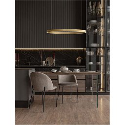 Obrázek pro produkt Závěsné svítidlo ELOWEN broušený zlatý hliník a silikon LED 100W 3000K stmívatelné - NOVA LUCE