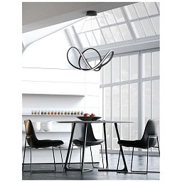 Obrázek pro produkt Závěsné svítidlo APUS černý hliník a akryl LED 50W 230V 3000K IP20 stmívatelné - NOVA LUCE