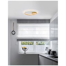 Obrázek pro produkt Stropní svítidlo FULINE plátkové zlato hliník a akryl LED 32W 230V 3000K IP20 stmívatelné - NOVA LUCE