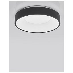 Obrázek pro produkt Stropní svítidlo RANDO THIN černý hliník a akryl LED 30W 230V 3000K IP20 stmívatelné - NOVA LUCE