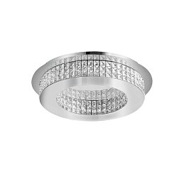 Obrázek pro produkt Stropní svítidlo ZEFFARI chromovaný hliník a K9 křišťál LED 40W 230V 4000K IP20 - NOVA LUCE