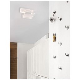 Obrázek pro produkt Stropní svítidlo PORTO bílá ocel hliník a akryl LED 30W 230V 3000K IP20 stmívatelné - NOVA LUCE