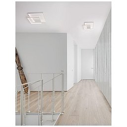 Obrázek pro produkt Stropní svítidlo PORTO bílá ocel hliník a akryl LED 30W 230V 3000K IP20 stmívatelné - NOVA LUCE