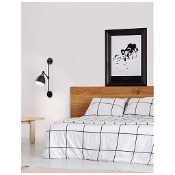 Obrázek pro produkt Nástěnné svítidlo VIRGO černá a mosazný kov E27 1x12W 230V IP20 bez žárovky - NOVA LUCE