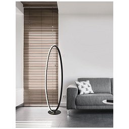 Obrázek pro produkt Stojací lampa NAGER černý hliník a akryl LED 35W 230V 3000K IP20 - NOVA LUCE