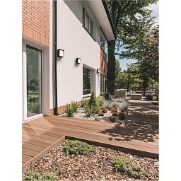 Obrázek pro produkt Venkovní nástěnné svítidlo CAPE antracitový hliník matný akryl a čiré sklo LED 10W 3000K 220-240V 112st. IP65 - NOVA LUCE