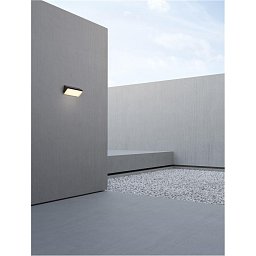 Obrázek pro produkt Venkovní nástěnné svítidlo ZENON antracitový hliník a matný akryl LED 10W 3000K 220-240V 114st. IP65 - NOVA LUCE
