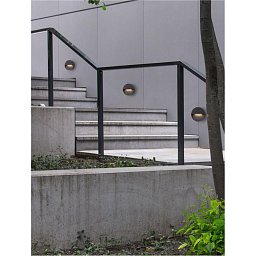 Obrázek pro produkt Venkovní nástěnné svítidlo ARNE antracitový hliník a čirý akryl LED 1.5W 3000K 220-240V 50st. IP54 - NOVA LUCE