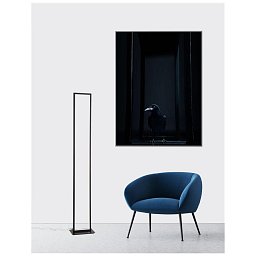 Obrázek pro produkt Stojací lampa WENNA matný černý hliník a akryl LED 36W 230V 3000K IP20 - NOVA LUCE