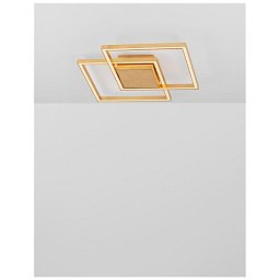 Obrázek pro produkt Stropní svítidlo BILBAO plátkovaný zlatý hliník a akryl LED 25W 230V 3000K IP20 - NOVA LUCE