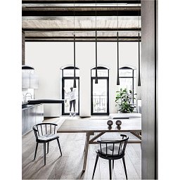 Obrázek pro produkt Závěsné svítidlo GOCCIO černý hliník a ocel černý kabel LED 5x7W 230V 3000K IP20 - NOVA LUCE