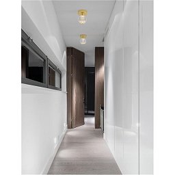 Obrázek pro produkt Stropní svítidlo BRILLANTE zlatý hliník a akryl LED 4W 230V 3200K IP20 - NOVA LUCE