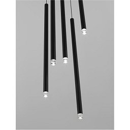 Obrázek pro produkt Závěsné svítidlo DANDIA černý hliník LED závěsné svítidlo 30W 3000K - NOVA LUCE