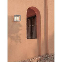 Obrázek pro produkt Venkovní nástěnné svítidlo BEV šedý beton skleněný difuzor LED 5W 3000K 120-230V IP65 - NOVA LUCE