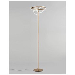 Obrázek pro produkt Stojací lampa TIRIAC zlatý hliník a akryl LED 28W 230V 3000K IP20 - NOVA LUCE