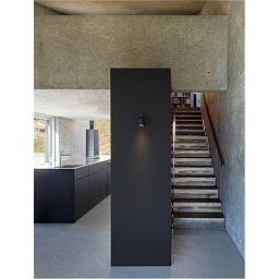 Obrázek pro produkt Bodové svítidlo ORSON černý kov GU10 1x10W 230V IP44 bez žárovky - NOVA LUCE