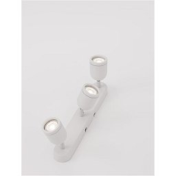 Obrázek pro produkt Bodové svítidlo ORSON bílý kov GU10 3x10W 230V IP44 bez žárovky - NOVA LUCE