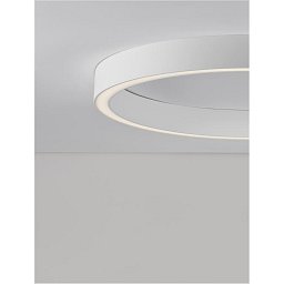 Obrázek pro produkt Stropní svítidlo STING LED hliník a akryl bílá Epistar SMD2835 50W 3000K Eaglerise TRIAC driver D80 H7.8 120st. IP20 stmívatelné - NOVA LUCE