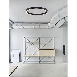 Obrázek pro produkt Stropní svítidlo STING LED stropní svítidlo hliník a akryl černá Epistar SMD2835 60W 3000K Eaglerise TRIAC driver D100 H7.8 120st. IP20 stmívatelné - NOVA LUCE