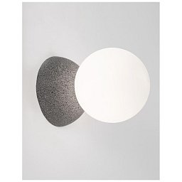 Obrázek pro produkt Nástěnné svítidlo ZERO šedý beton a opálové sklo G9 1x5W IP20 220-240V bez žárovky - NOVA LUCE