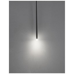 Obrázek pro produkt Závěsné svítidlo GIONO černý hliník a akryl LED 1x3W 230V 3000K IP20 - NOVA LUCE