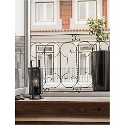 Obrázek pro produkt Stolní lampa IAN matný černý kov E27 1x12W 230V bez žárovky IP20 - NOVA LUCE