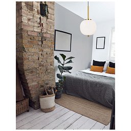 Obrázek pro produkt Závěsné svítidlo LATO opálové sklo antický mosazný kov černý kabel E14 1x5W 230V IP20 bez žárovky - NOVA LUCE