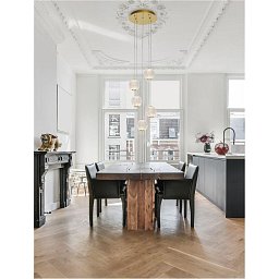 Obrázek pro produkt Závěsné svítidlo BRILLANTE zlatý hliník a akryl LED 21W 230V 3200K IP20 stmívatelné - NOVA LUCE