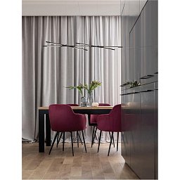 Obrázek pro produkt Závěsné svítidlo RACCIO černý kov a akryl LED 27W 230V 3000K IP20 stmívatelné - NOVA LUCE
